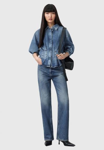 Джинсовая блузка