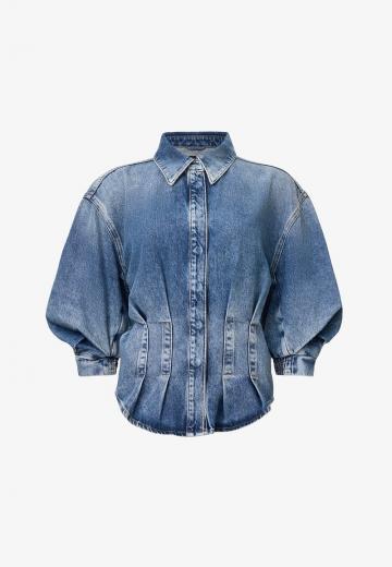 Джинсовая блузка