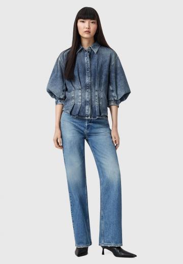 Прямые джинсы