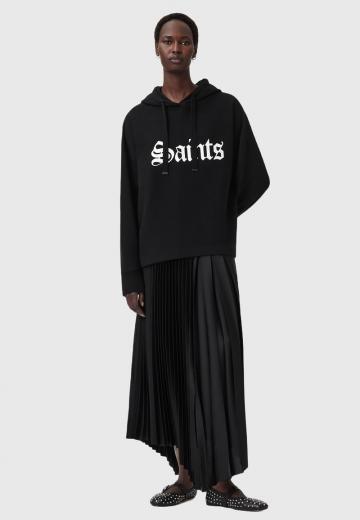 Пуловер с капюшоном