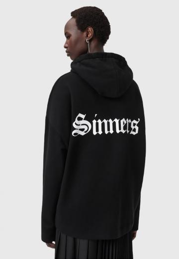 Пуловер с капюшоном