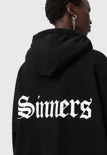 Пуловер с капюшоном