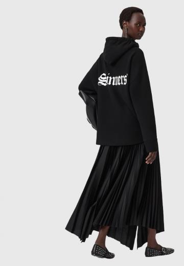 Пуловер с капюшоном