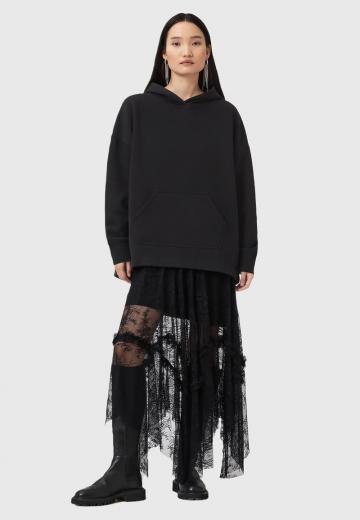 Пуловер с капюшоном