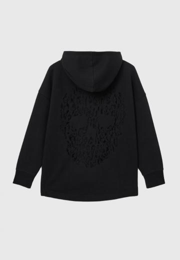 Пуловер с капюшоном