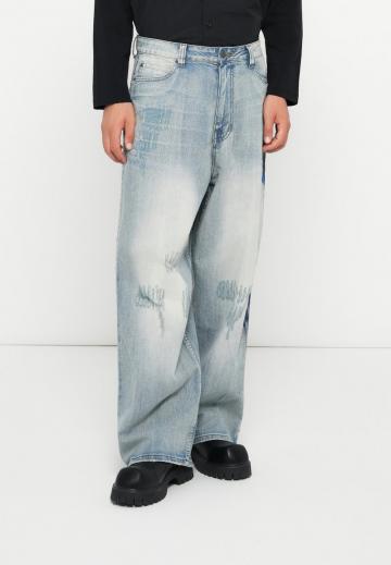 Прямые джинсы