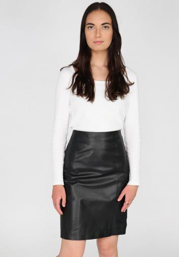 Кожаная юбка