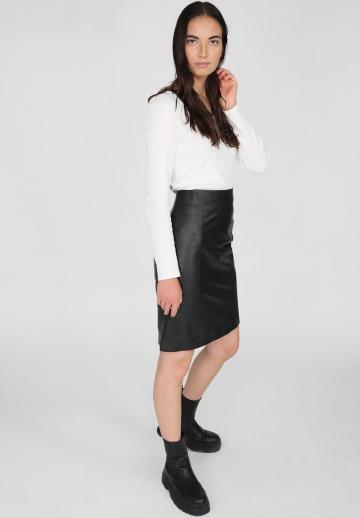 Кожаная юбка