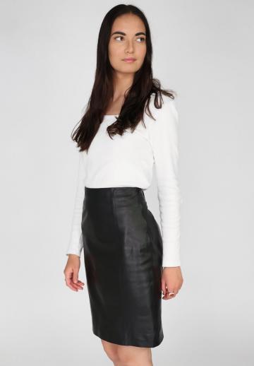 Кожаная юбка