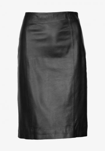 Кожаная юбка