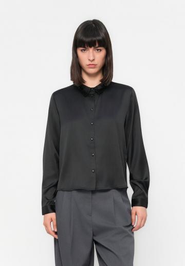 Атласная блузка