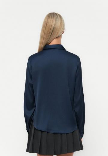 Атласная блузка