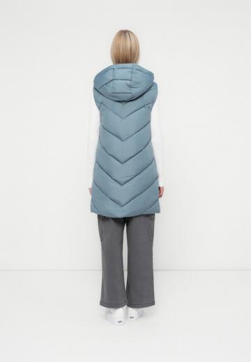 Длинный жилет