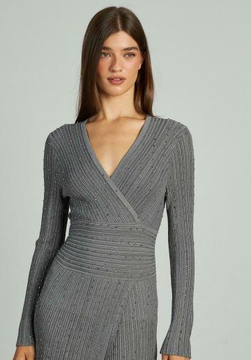 Вязаное платье