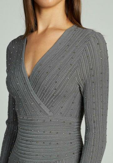 Вязаное платье