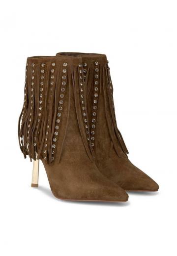 Полусапожки на высоком каблуке