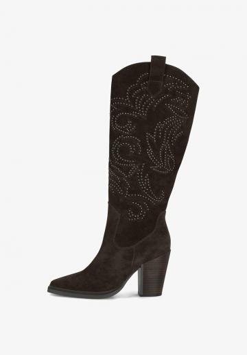 Полусапожки на высоком каблуке