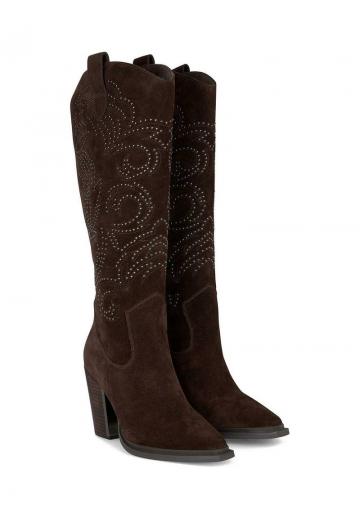 Полусапожки на высоком каблуке