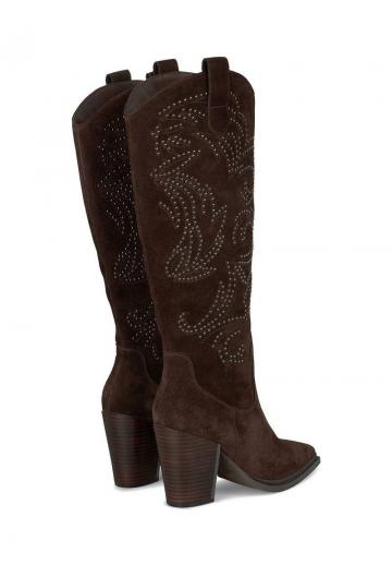 Полусапожки на высоком каблуке