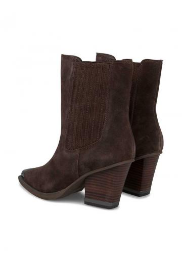 Полусапожки на высоком каблуке