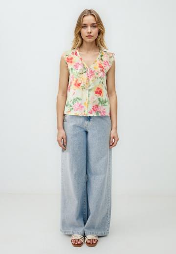 Блузка без рукавов