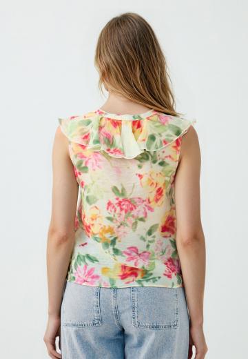Блузка без рукавов