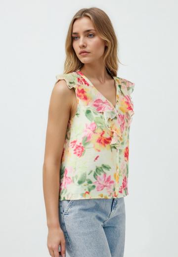 Блузка без рукавов