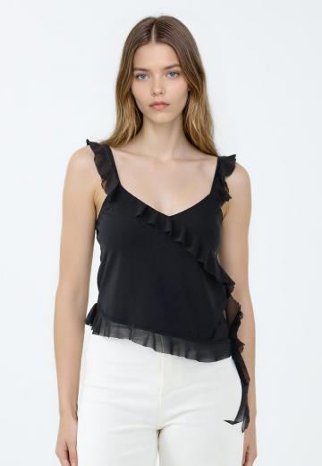 Блузка без рукавов