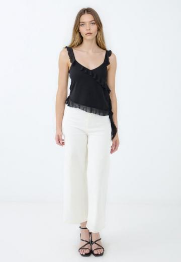 Блузка без рукавов