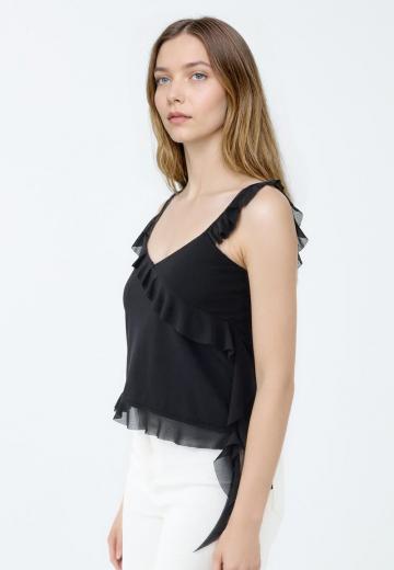 Блузка без рукавов