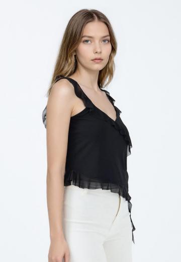 Блузка без рукавов