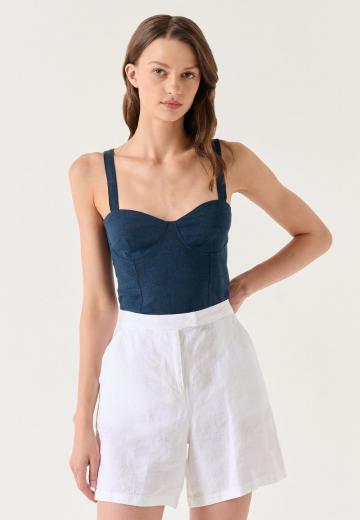 Топ на бретельках