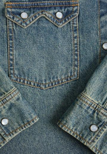 Джинсовая блузка