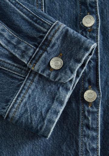 Джинсовое платье