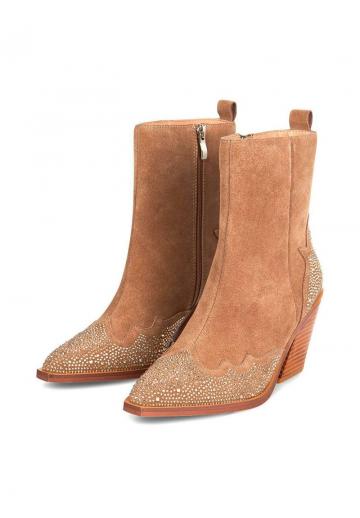 Полусапожки на высоком каблуке