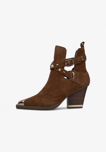 Полусапожки на высоком каблуке