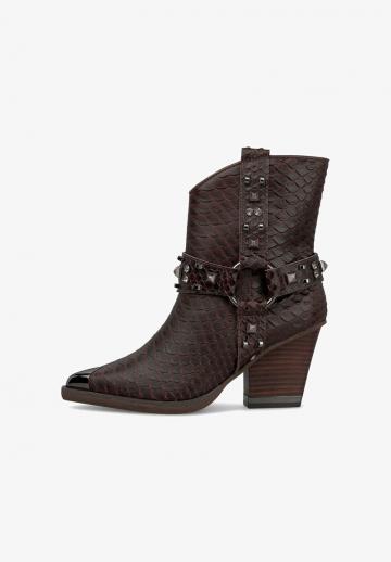 Полусапожки на высоком каблуке