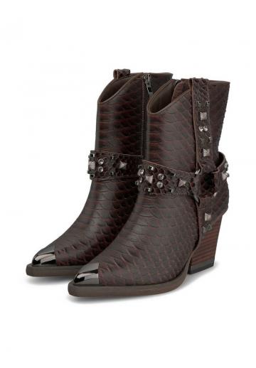 Полусапожки на высоком каблуке