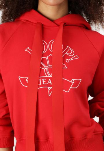 Пуловер с капюшоном