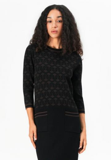 Вязаное платье