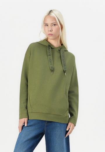 Пуловер с капюшоном