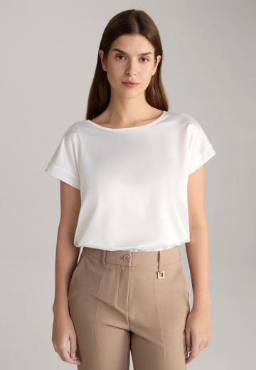 Атласная блузка