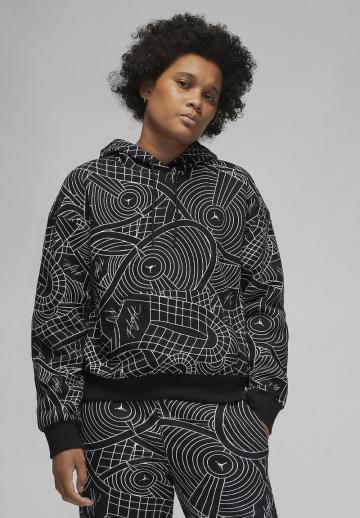 Пуловер с капюшоном