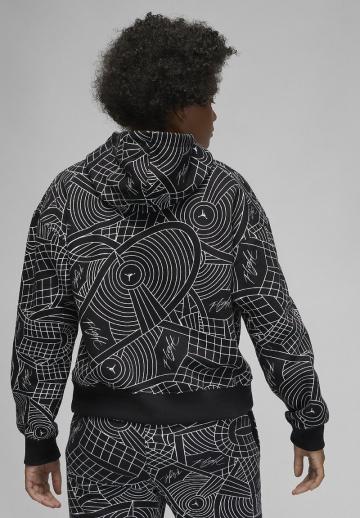 Пуловер с капюшоном