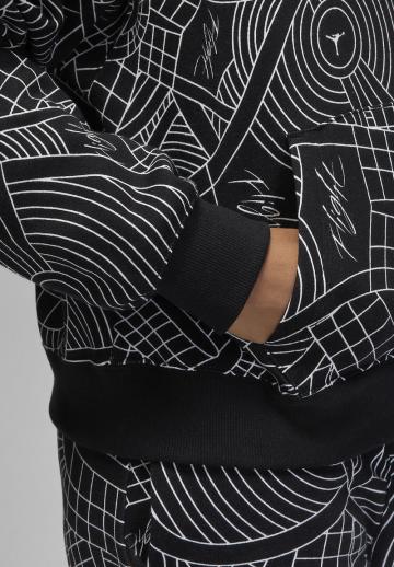 Пуловер с капюшоном