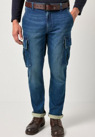 Брюки с накладными карманами