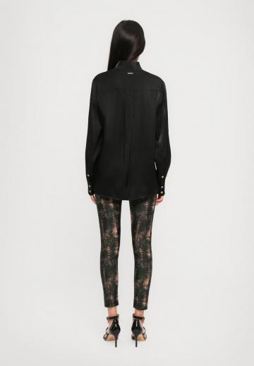 Атласная блузка