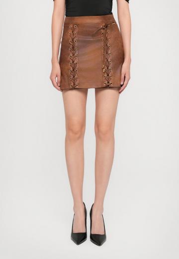 Кожаная юбка