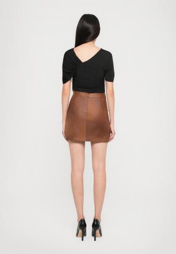 Кожаная юбка