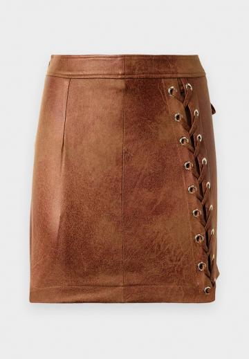 Кожаная юбка